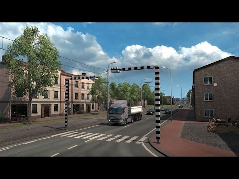 Euro Truck Simulator 2 / Map Combo 1.37 / Nevel (RUS) - Tallinn (EST) RusMap 2.1/ Promods 2.46