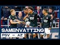 HIGHLIGHTS | Tiental PSV krijgt oorwassing van machtig AZ