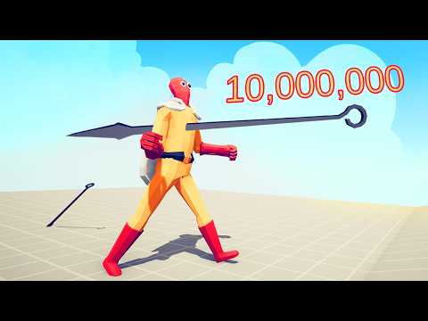10000000 DMG SKEWER vs UNITS | TABS - Totally Accurate Battle Simulator