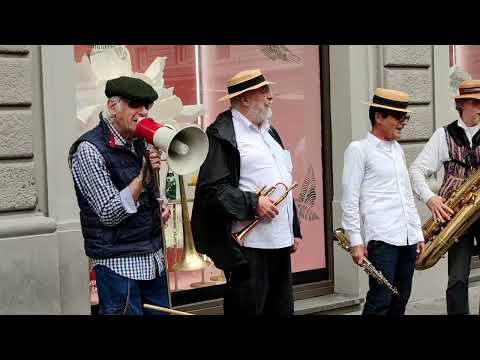 The old Florence jazz band Benny Hill Show Florencja band jazzowy #shorts