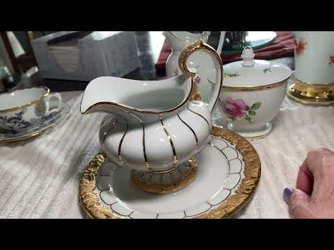 Coleção de porcelana Meissen
