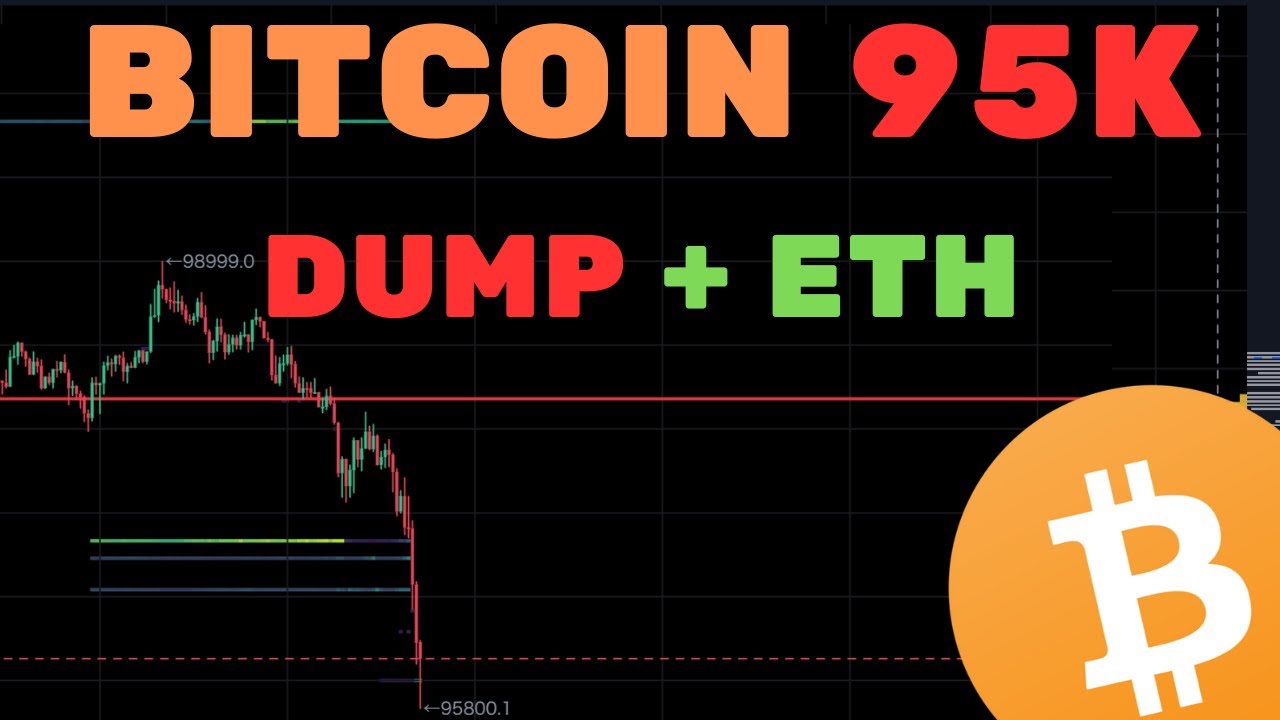 BITCOIN DUMP 95K + ETH FORTE - Análise Técnica/Sentimento