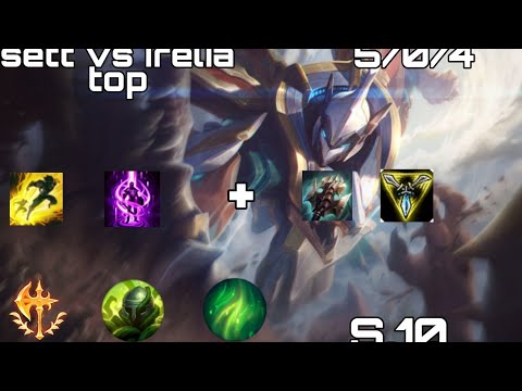 LEAGUE OF LEGENDS-SETT VS IRELIA TOP patch 10.5