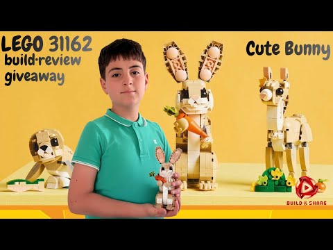 LEGO Creator Cute Bunny 31162 🐰 | 3-in-1 Speed Build & Review