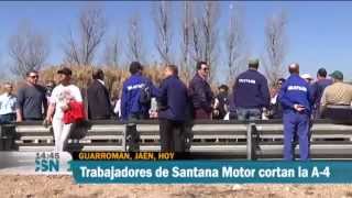 preview picture of video 'Santana Motor: Protesta de los trabajadores de Linares (Jaén)'