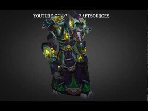 Worgen Druid Tier 13 armor set - T13 - Deep Earth Vestments / Regalia / Battlegarb