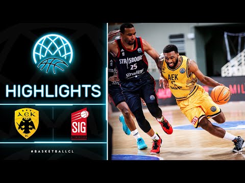AEK v SIG Strasbourg - Highlights | Basketball Champions League 2020/21