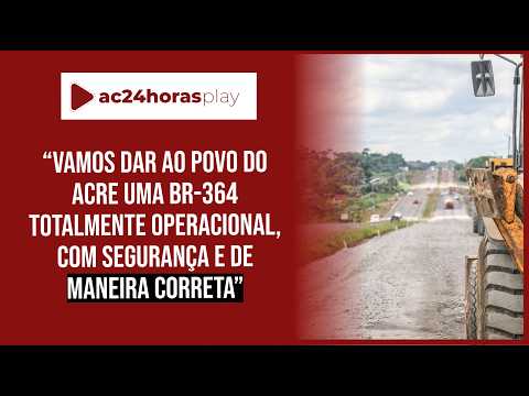 Ministro promete solução definitiva para ponte na BR-364 e nova ligação em Rodrigues Alves
