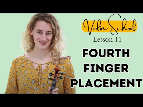 Violin School Beginners' Lesson 11: Fourth Finger Position!