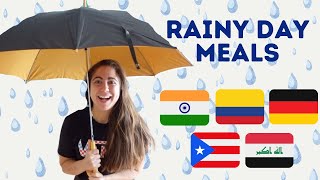 Trying Your Cozy Rainy Day Foods | Germany, India, Puerto Rico, Colombia, Iraq