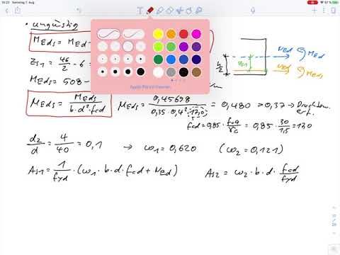 Bending design with compression reinforcement – ​​Rep. Concrete Construction 1 (Exam Summer Semes...