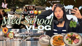 *ultimate* BALANCED MED SCHOOL vlog 🧘🏻‍♀️| anti-burnout mindset, assignments + first rowing regatta🌟