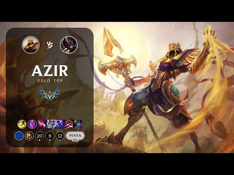Azir Top vs Darius - EUW Challenger Patch 13.13