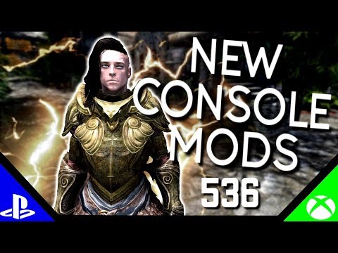 Skyrim Special Edition: ▶️5 BRAND NEW CONSOLE MODS◀️ #536 (PS4/XB1)