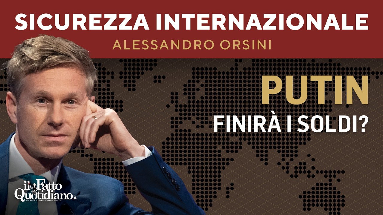 Putin finirà i soldi? La diretta con Alessandro Orsini