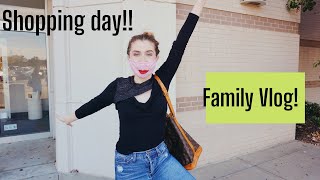 Meet My Family!! | Mall Outfit Shopping Vlog | Come Shop With Me For My Photoshoot