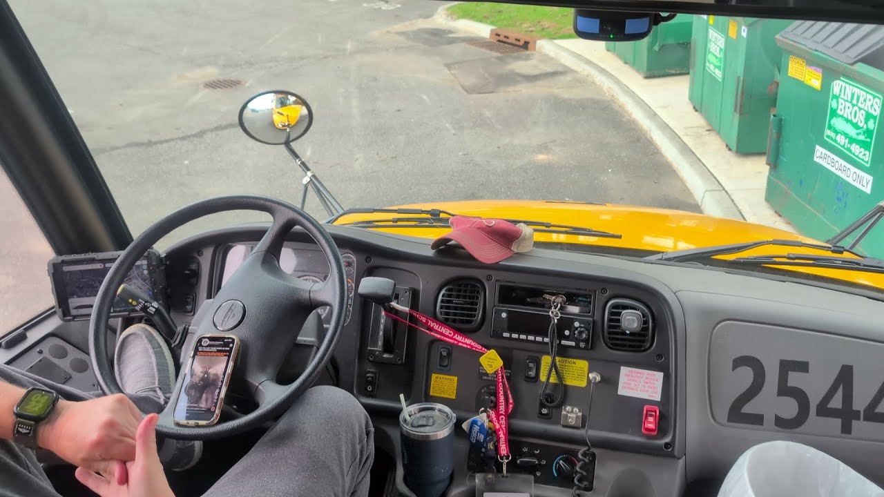 INSIDE OF A WE TRANSPORT 2025 THOMAS C2 SCHOOL BUS!!!