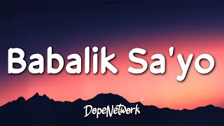 Download lagu Moira Dela Torre - Babalik Sa'yo (Lyrics) From 2 Good 2 Be True mp3
