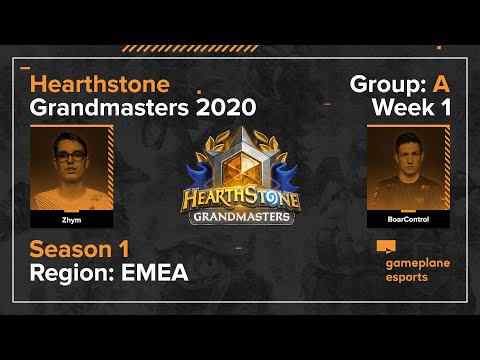 [RU] BoarControl vs Zhym | 2020 Hearthstone Grandmasters Season 1: Неделя 1 День 1