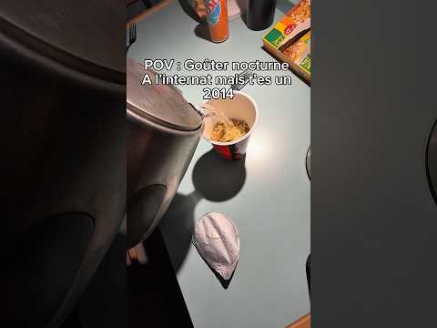 POV : Tu fais un goûter nocturne à l’internat, mais t’es en 2014 🤣￼