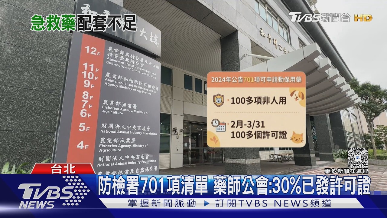 7月動物用藥新制 挨轟害延誤治療 獸醫曝藥恐漲20%