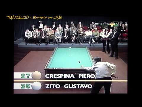 ZITO vs CRESPINA - Gala Tournament 1st PRO BILLIARD World Championship 1992/93 @TREDICALCIO