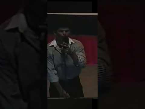 Luisito Quintana y Luis Paz. Cine Mayabeque Guines. 1999. 
