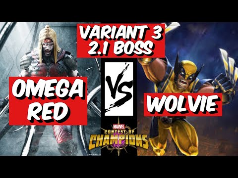 Variant 3.2.1 Wolvie Boss 1 shot | Marvel Contest of Champions (MCOC)