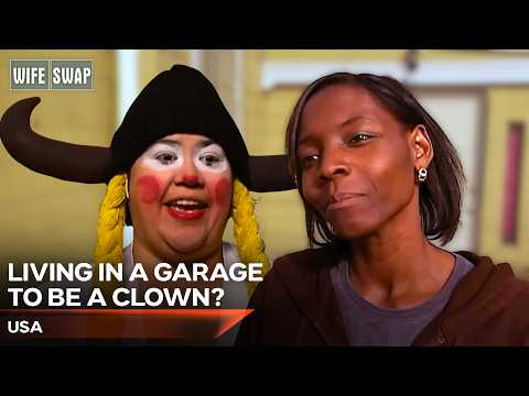 Clowns in a Garage vs. Commandants in a Mansion | S7 E8 | Wife Swap USA