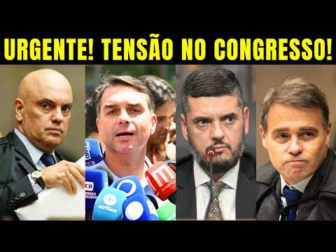 MORAES ACIONA PF CONTRA FLÁVIO BOLSONARO E BACELLAR! ANDRÉ MENDONÇA REAGE EM PÂNICO E REÚNE COM LULA