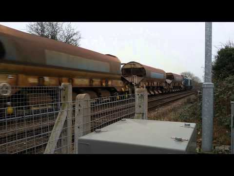 I ran 10 minutes for this! DRS Class 68 no. 68008 at Lock Lane LC **Thrash!**