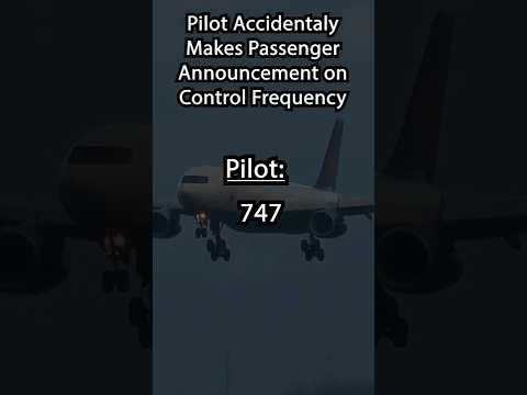 Pilot Accidentally Gives Passenger Announcement to Air Traffic Control | Funny ATC