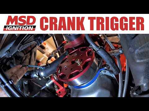 MSD Crank Trigger install on a 400 SBC