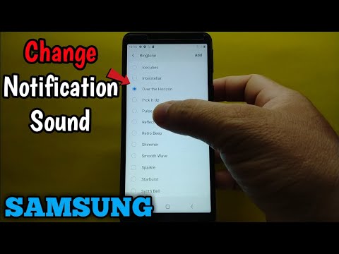 How to change notification sound on Samsung Galaxy A01 Core