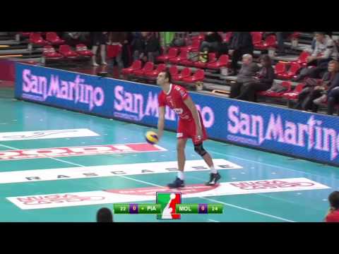#SuperLega - Piacenza-Molfetta 0-3: highlights