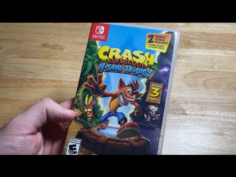 Crash Bandicoot N Sane Trilogy Nintendo Switch Game - Three Classics in One!
