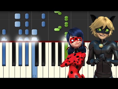 Miraculous Ladybug / Prodigiosa / Piano Tutorial / Notas Musicales Video