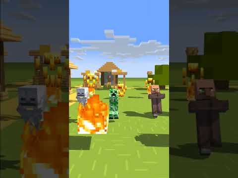 Herobrine Destroys Minecraft World! 😱 #shorts #minecraft
