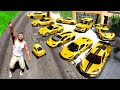 Collecting LUXURY GOLD SUPERCARS in GTA 5