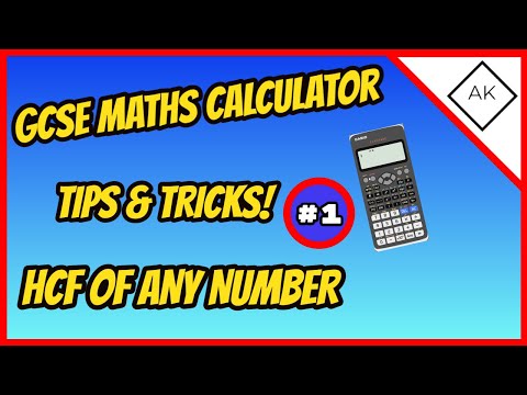 HCF & LCM of any number hack- GCSE Maths Calculator