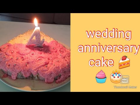 Wedding anniversary ❤️ cake 🍰🧁🎂/ mistakes