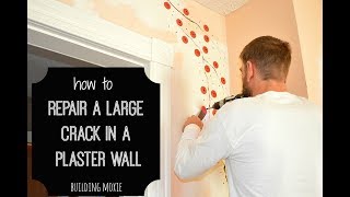 How to Repair a Large Crack in Plaster