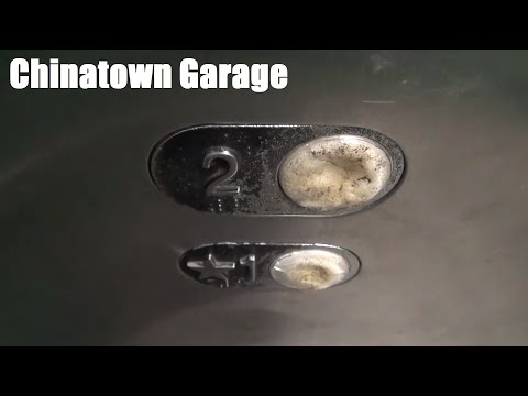 Crusty Schindler RT Hydraulic Elevator @ The Chinatown Parking Garage - Chicago, IL