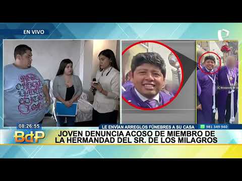 Joven denuncia acoso de miembro de la Hermandad del Señor de Los Milagros