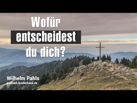 Your decision is crucial - Wilhelm Pahls