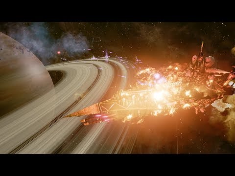 Eldar Corsairs (Ulthwe) vs Chaos! Rank 45 - Battlefleet Gothic Armada