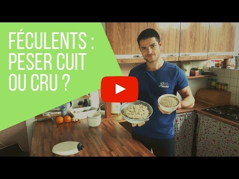 COMMENT PESER LES FÉCULENTS