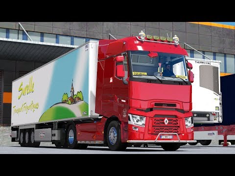 ETS2 1.28 ProMods 2.20 Renault Range T  Lyon - Le Havre