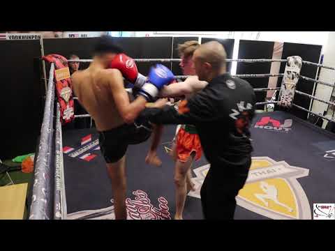 Liam Hand (Hori's gym Dublin) Ilias Benyahya (Chokdee Antwerpen)