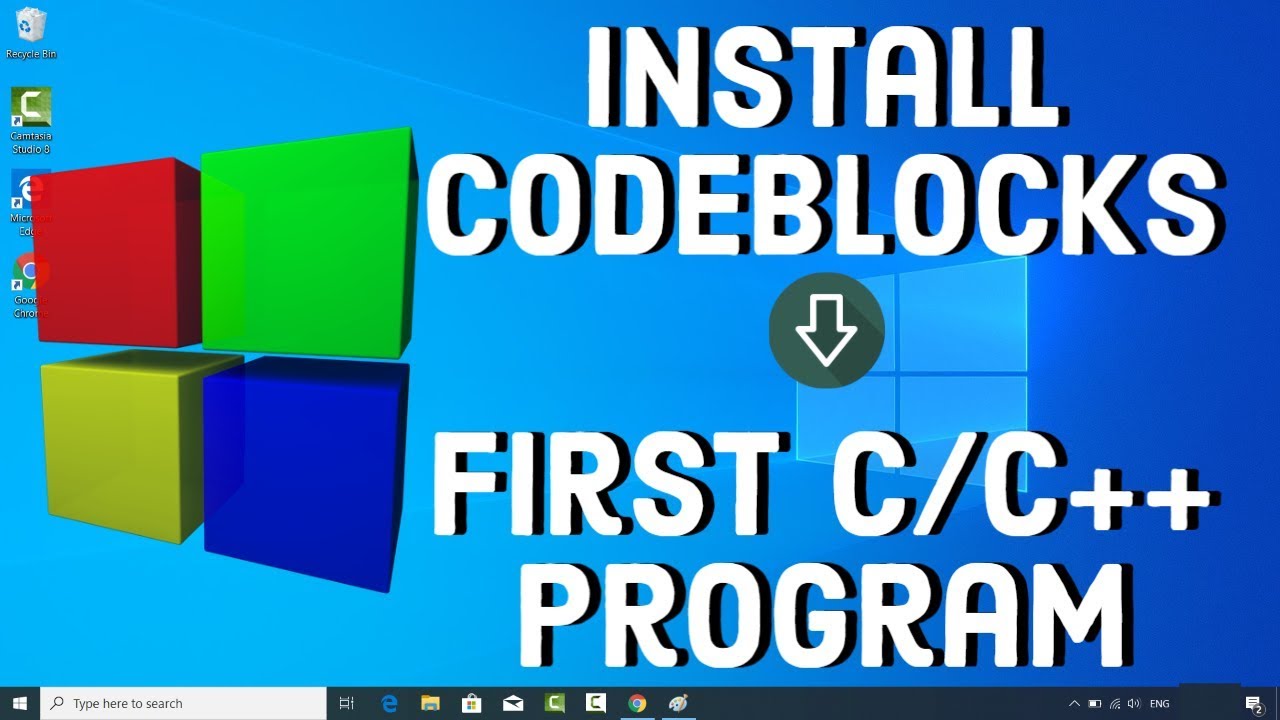 How to Install CodeBlocks, GCC Compiler on Windows 10 + Run Your First C program